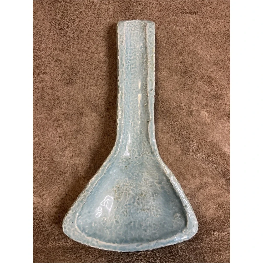Fortunata Casa Mia‎ Adriano Tolomei Italy Aqua Ceramic Handled Serving Platter